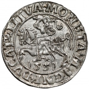 Sigismond II Auguste, demi-penny Vilnius 1551