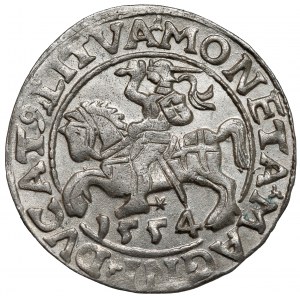 Zygmunt II August, Półgrosz Wilno 1554 - rzadki rok