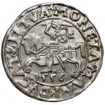 Zygmunt II August, Półgrosz Wilno 1556 - błąd MANI