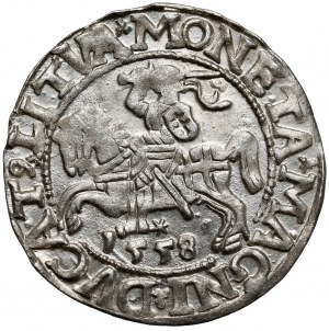 Sigismond II Auguste, demi-penny Vilnius 1558