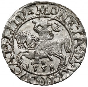 Sigismond II Auguste, demi-penny Vilnius 1558
