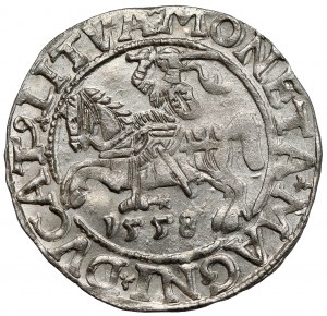 Sigismond II Auguste, demi-penny Vilnius 1558