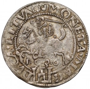 Sigismond Ier le Vieux, centime de Vilnius 1536 - lettre M - mars
