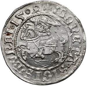 Zygmunt I Stary, Półgrosz Wilno 1509- bez pochwy