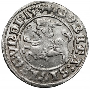 Sigismund I the Old, Half-penny Vilnius 1509 - ring on the head
