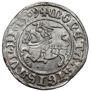 Zygmunt I Stary, Półgrosz Wilno 1509 - punkt pod koniem