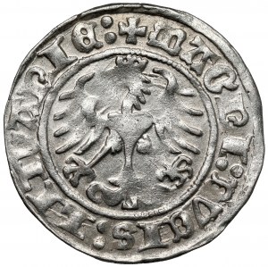 Sigismond Ier le Vieux, demi-penny Vilnius 1513 - date complète