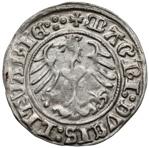 Sigismond Ier le Vieux, demi-penny Vilnius 1513 - cercle sous un cheval