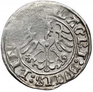 Sigismond Ier le Vieux, demi-penny Vilnius 1513 - cercle dans la date