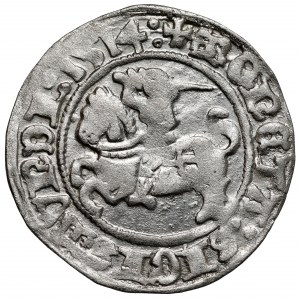 Sigismond Ier le Vieux, demi-penny Vilnius 1514