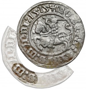 Sigismund I the Old, Half-penny Vilnius 1515 - SIGIS error : MVNDI