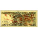 50 zł 1982 - WZÓR - DA 0000000 - No.0488