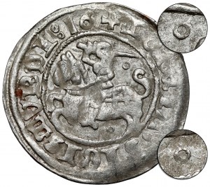 Sigismond Ier le Vieux, demi-penny de Vilnius 1516 - La poursuite entre les cercles