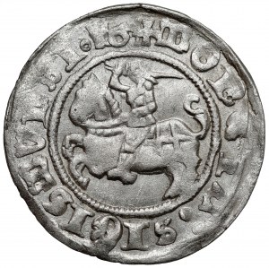 Sigismond Ier le Vieux, Vilnius 1516 demi-penny - variété rare