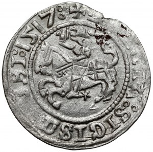 Sigismund I the Old, Half-grosz Vilnius 1517