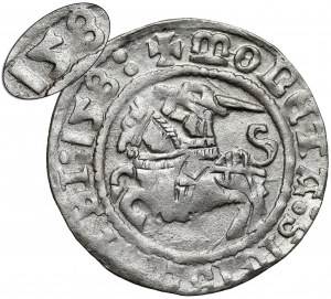 Sigismond Ier l'Ancien, demi-penny Vilnius 1518 - erreur 158 - très rare