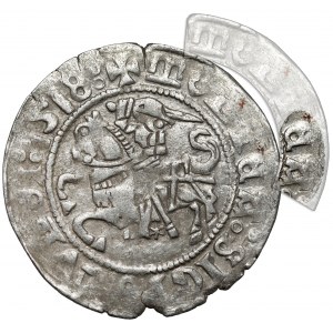 Zygmunt I Stary, Półgrosz Wilno 1518 - błąd MONTEA