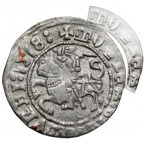 Zygmunt I Stary, Półgrosz Wilno 1518 - błąd MONTEA