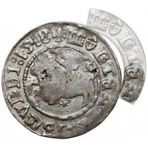 Zygmunt I Stary, Półgrosz Wilno 1518 - błąd MONTEA