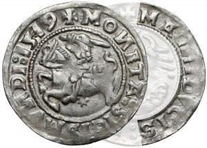 Sigismond Ier le Vieux, Półgrosz Wilno 1519 - sans la marque après MAGNI