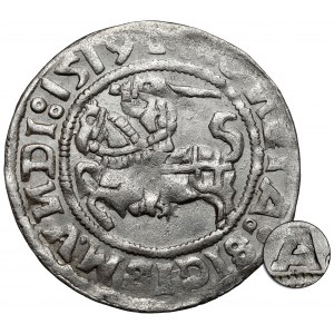 Zygmunt I Stary, Półgrosz Wilno 1519 - renesans/gotyk - odwrócone 'N'