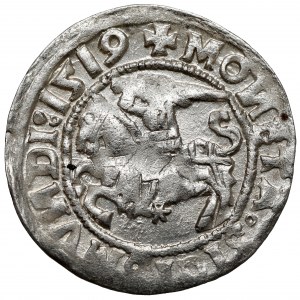 Sigismund I the Old, Half-penny Vilnius 1519 - with numerous corrections