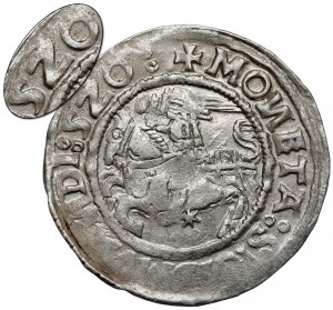 Sigismund I the Old, Half-penny Vilnius 1520 - abbreviated date 520