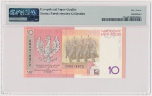 10 zloty 2008 Józef Piłsudski - ex. Parchimowicz