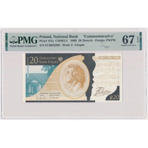 20 zł 2009 Fryderyk Chopin - ex. Parchimowicz