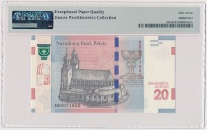 20 zl 2015 - 1050th Anniversary of the Baptism of Poland - ex. Parchimowicz