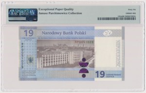 19 zl 2019 100th anniversary of PWPW - ex. Parchimovich