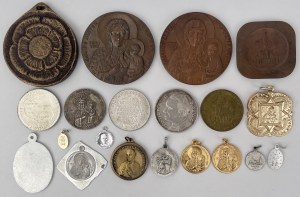 Poland and Europe, Religious medals (20th-20th centuries) - mainly John Paul II - set (22pcs)