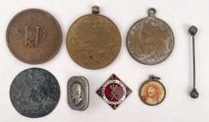 II RP, Commemorative badges and medals - set (8pcs)