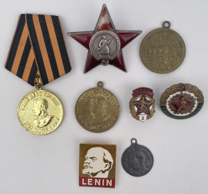Russie et l'URSS, Médailles et insignes commémoratifs - set (8pcs)
