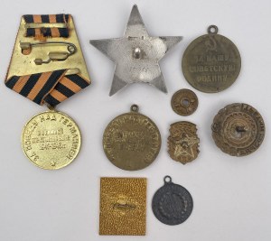Russie et l'URSS, Médailles et insignes commémoratifs - set (8pcs)
