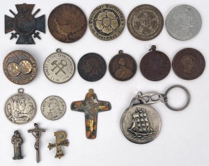 Pologne et Europe, insignes, médailles et autres - set (18pcs)