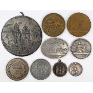 Polska i Europa, Medale (XIX-XX w.) - zestaw (9szt)