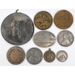 Polska i Europa, Medale (XIX-XX w.) - zestaw (9szt)