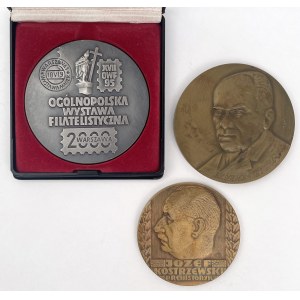 Polska, Medale okolicznościowe 1975-2000 - zestaw (3szt)