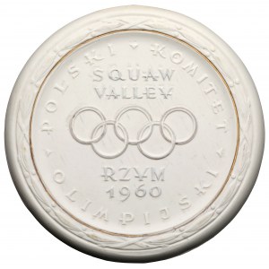 Medal, Polski Komitet Olimpijski - Rzym 1960 - Squaw Valley