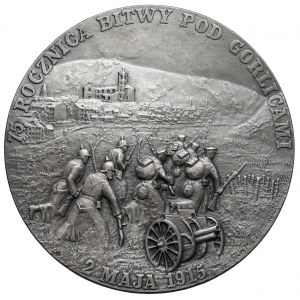 Medal, 75. Rocznica Bitwy pod Gorlicami 1975 - Stowarzyszenie Miłośników Ziemi Gorlickiej