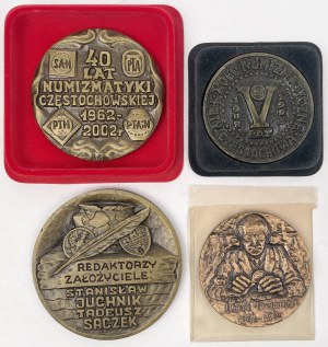 Pologne, Médailles numismatiques 1992-2002 - set (4pcs)