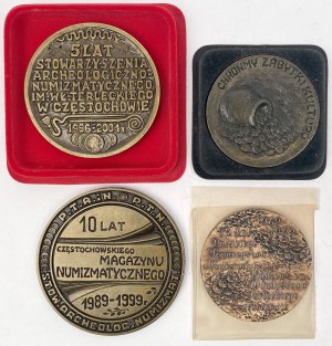 Pologne, Médailles numismatiques 1992-2002 - set (4pcs)