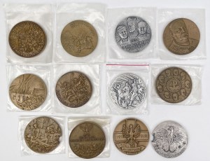 Medale o tematyce wojskowej - zestaw (12szt)