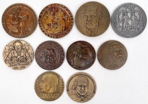 Médailles numismatiques et historiques - set (10pcs)