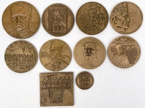 Medale o tematyce wojskowej - zestaw (10szt)