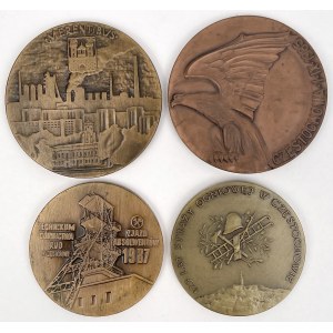 Medale związane z Częstochową 1985-1996 - zestaw (4szt)