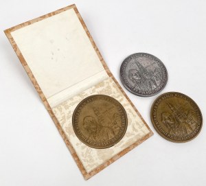 Medals 1982 - Casimir Pulaski - Defender of Jasna Gora - set (3pcs)