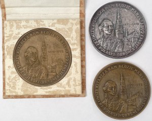 Medals 1982 - Casimir Pulaski - Defender of Jasna Gora - set (3pcs)