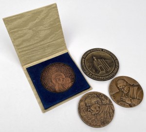 Médailles religieuses 1982-1992 - set (4pcs)